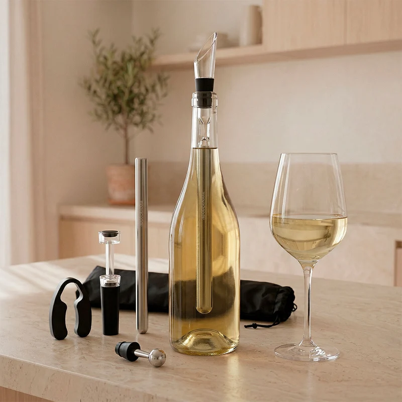 Set de Accesorios para Vino Chillour InnovaGoods 7 Piezas