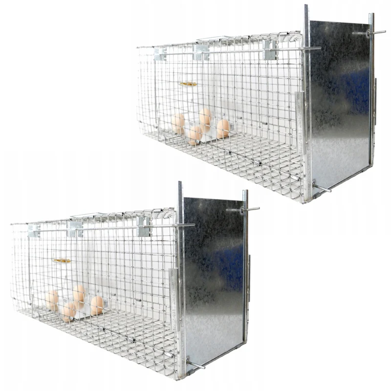 Lebendfalle, Falle für Marder, Ratten, Mäuse, Nerze, Wiesel, Viano P2, 2 Stück