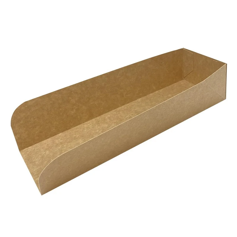 Recikliran pladenj za hotdog 44x50mm 1000 kosov | Fiesta