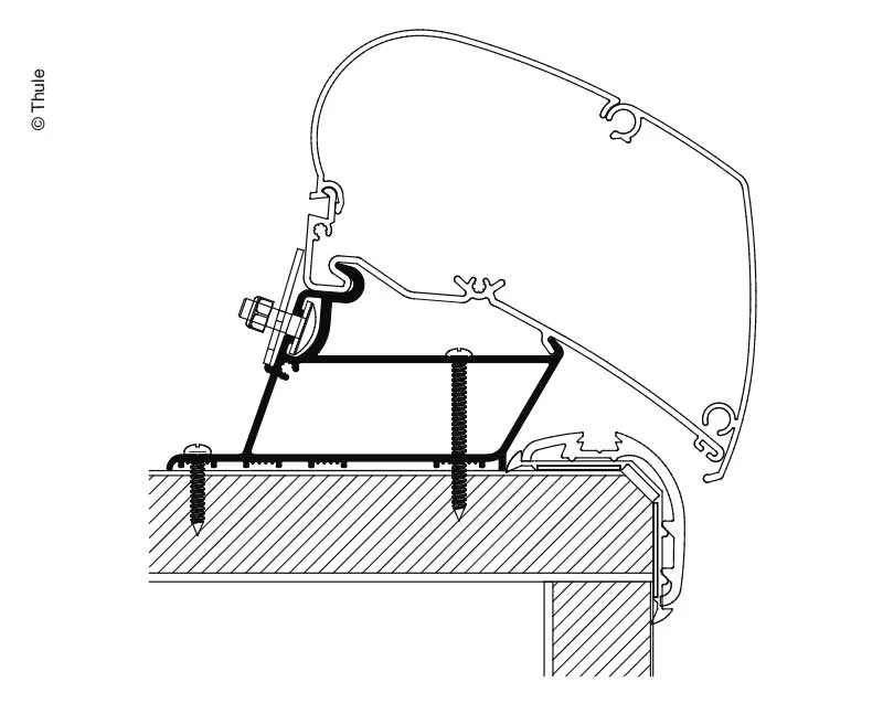 Adapter Malibu Roof 400cm