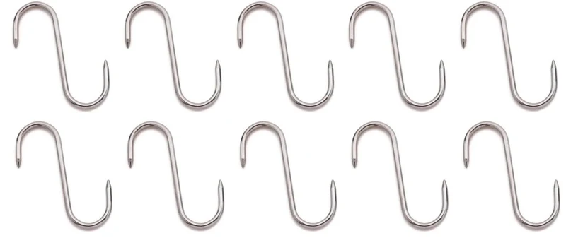 10er Set Fleischhaken 14cm