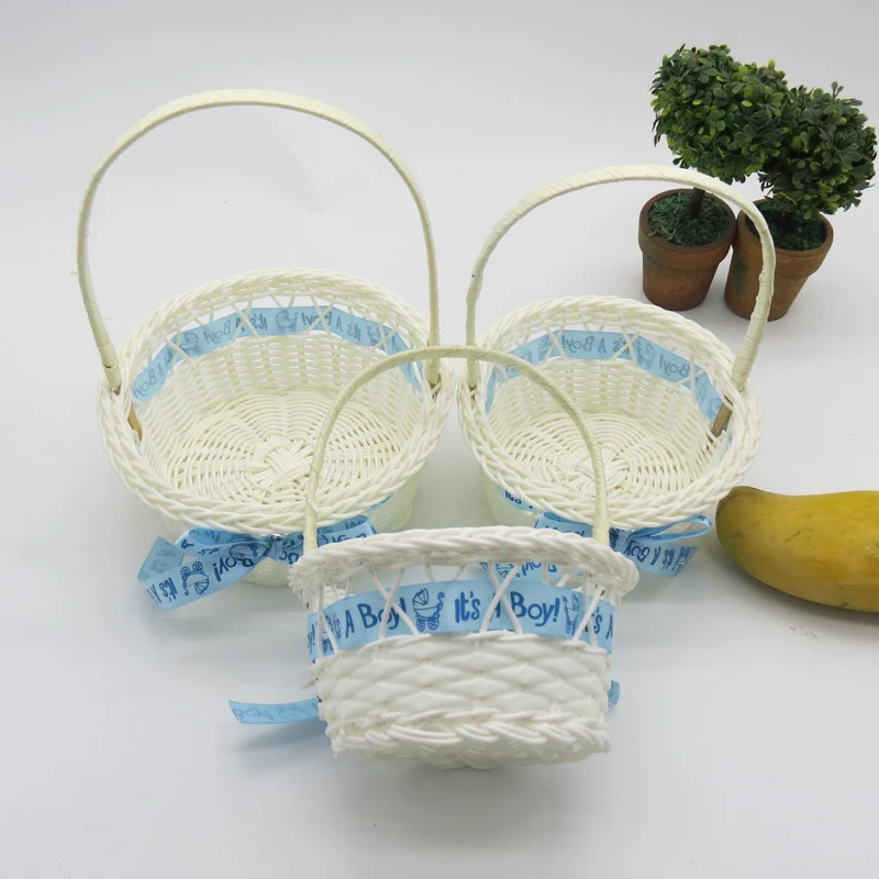 Baby Shower Dekorative Geflochtene Korb Karnz