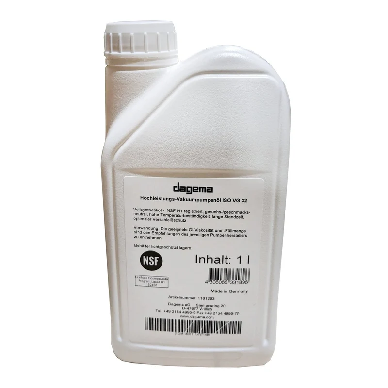 Vakuumpumpenöl ISO VG32 1Liter für Pumpen bis 21 cbm