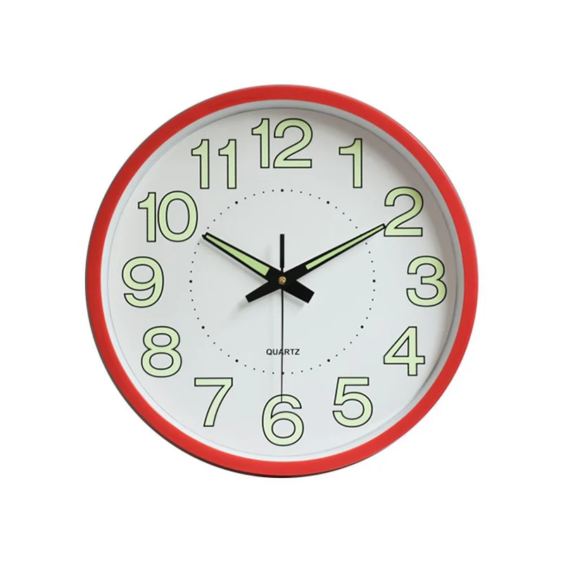 Quarz-Wanduhr, Kunststoff, Zeiger, 20–40 cm