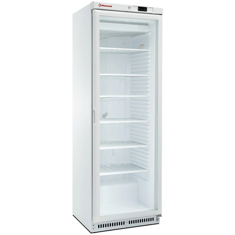 Glastür-Tiefkühlschrank 400L , Statische Kühlung , LED, NFT402-R2/G