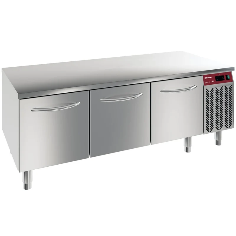 Professioneller Kühlunterbau , 3 Auszüge GN 1/1 , 160 cm, N77/R316G-9B