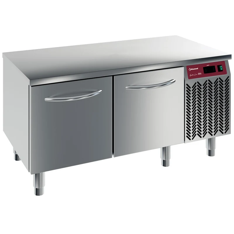 Kühlunterbau aus CNS , 3 Schubladen (2x GN 1/2, 1x GN 1/3) , 120 cm, N65/R212G-9G