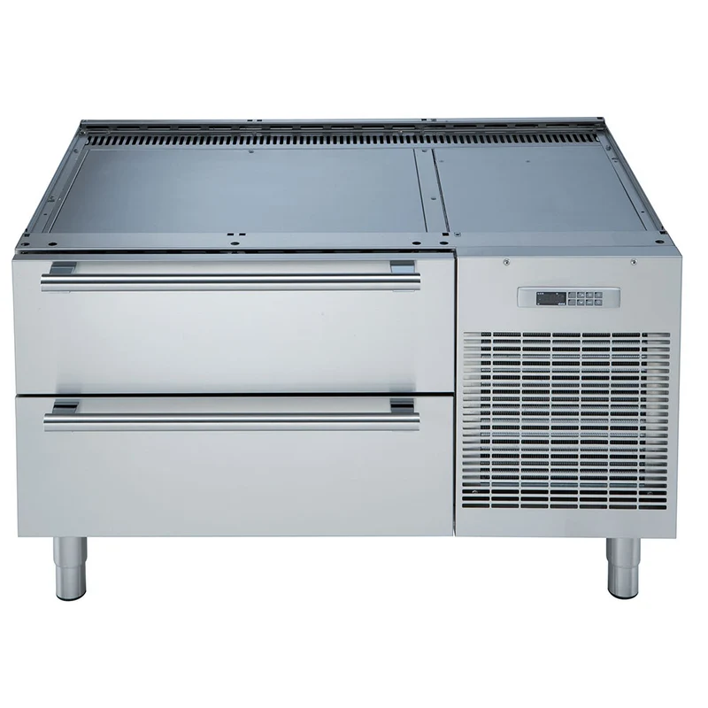 Kühl- & Tiefkühlunterbau mit 2 Schubladen , CNS 18/10 , 1200 mm, N22/SDT12-R2