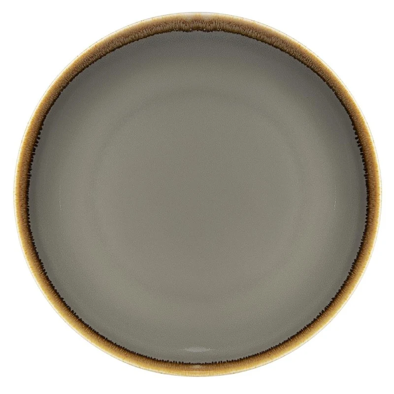 Kiln sive okrogle coupe plošče, set 4, 28cm | Olympia