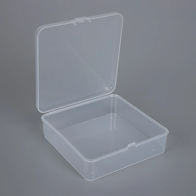 Transparente quadratische Aufbewahrungsbox Karnz