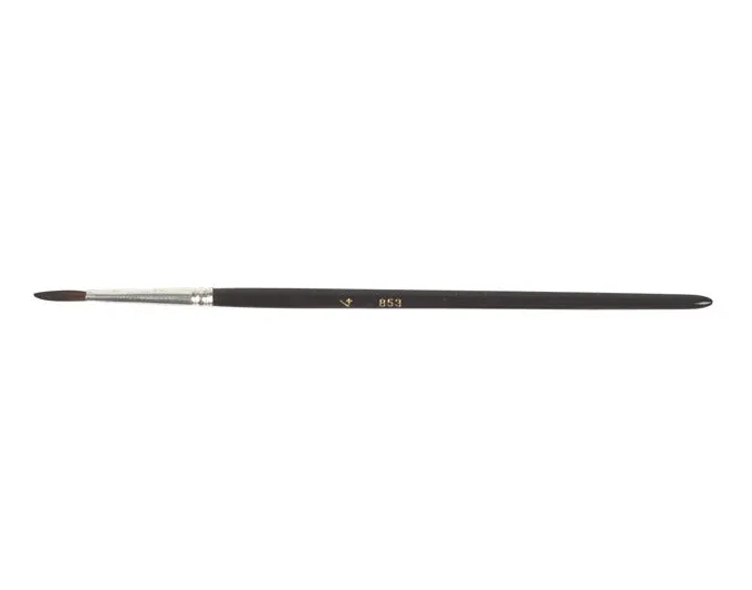 EBNAT Aquarellpinsel Gr. 4 3 mm Fehhaarmischung Stiel schwarz