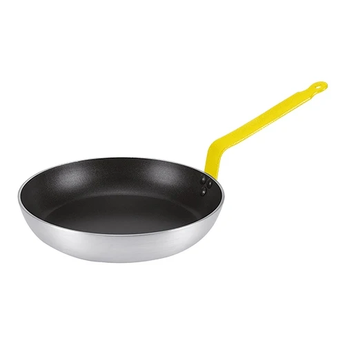 Aluminijasta ponev Lyonnaise z neoprijemljivim premazom | Pujadas Alu Pro | Rumena | Ø24 x V4,5 cm