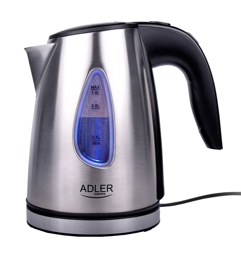 Adler AD 1203 Wasserkocher 1,0 L Edelstahl