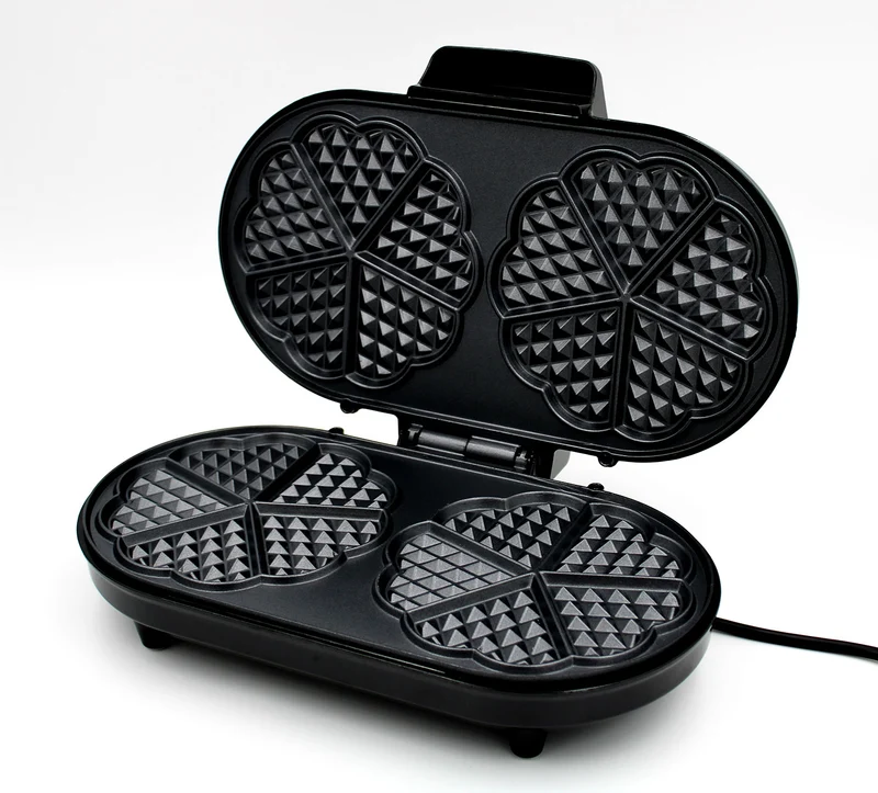 Tristar WF-2120 Waffeleisen, zehn herzförmige Waffeln gleichzeitig