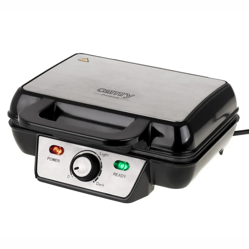 Camry CR 3046 XXL Waffeleisen Waffelautomat für 2 Waffeln 1600 Watt