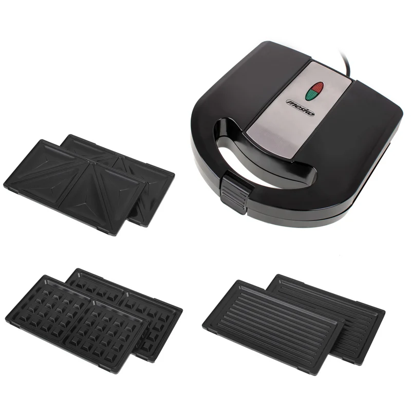 Mesko MS 3045 Sandwichtoaster 3 in 1