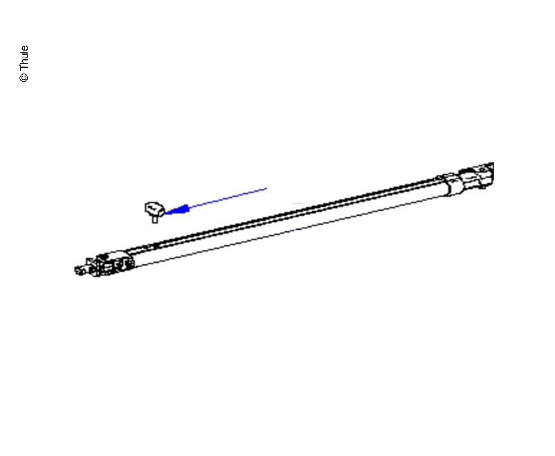Knob Supp.Arm oval 2Stück