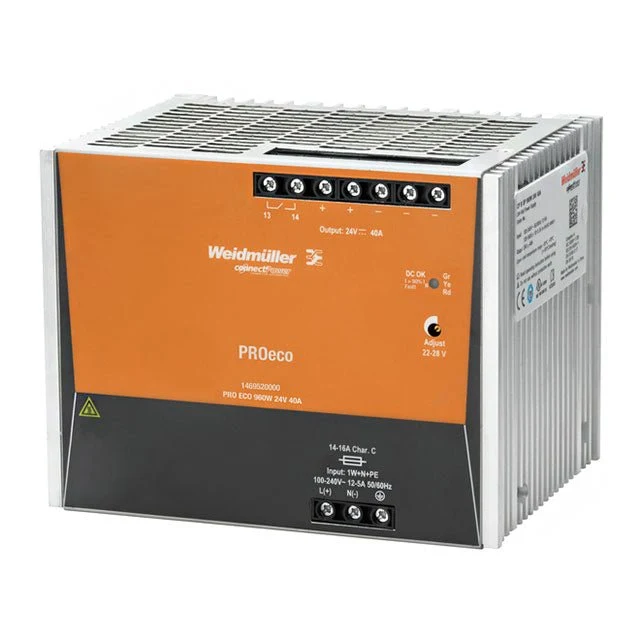 Weidmuller 1469520000 PRO ECO DIN Power Supply 960W 24V 40A