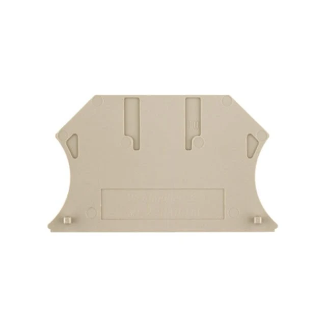 Weidmuller 1050000000 WAP 2,5-10 W-Series End Plate Beige