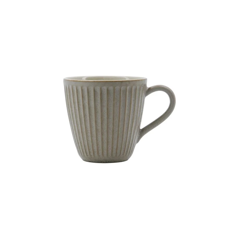 Tasse, HDPleat, Grau/braun