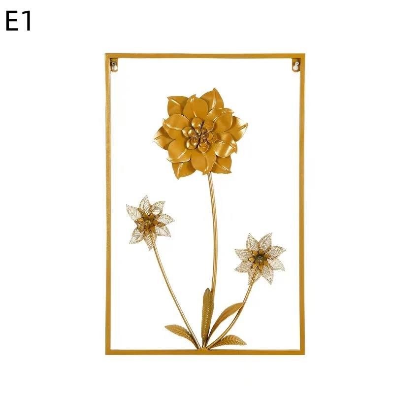Floral Metal Wandkunst Karnz