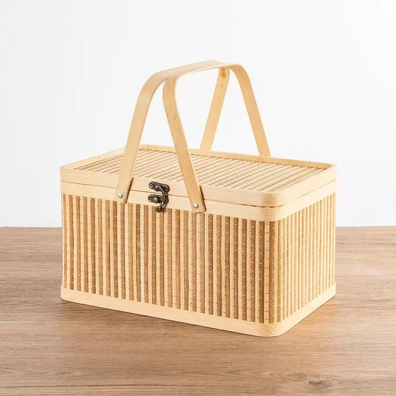 Praktischer Aufbewahrungskorb Aus Rattan Karnz