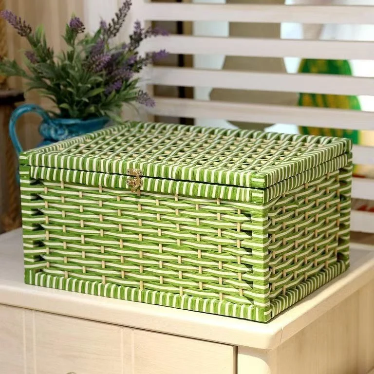 Aufbewahrungskiste Aus Rattan Karnz