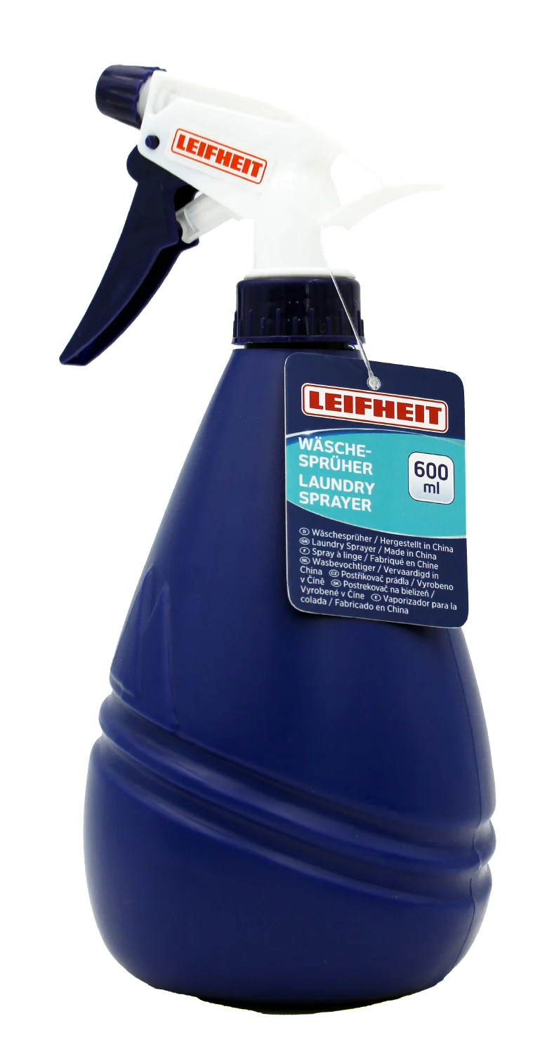 Leifheit 72416 Sprühflasche 600ml blau Bügel-Erleichterung