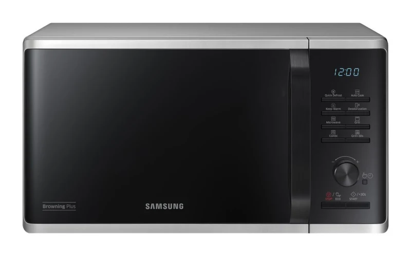 Samsung MG23K3515AS Mikrowelle mit Grill 23l, Quick Defrost, silber
