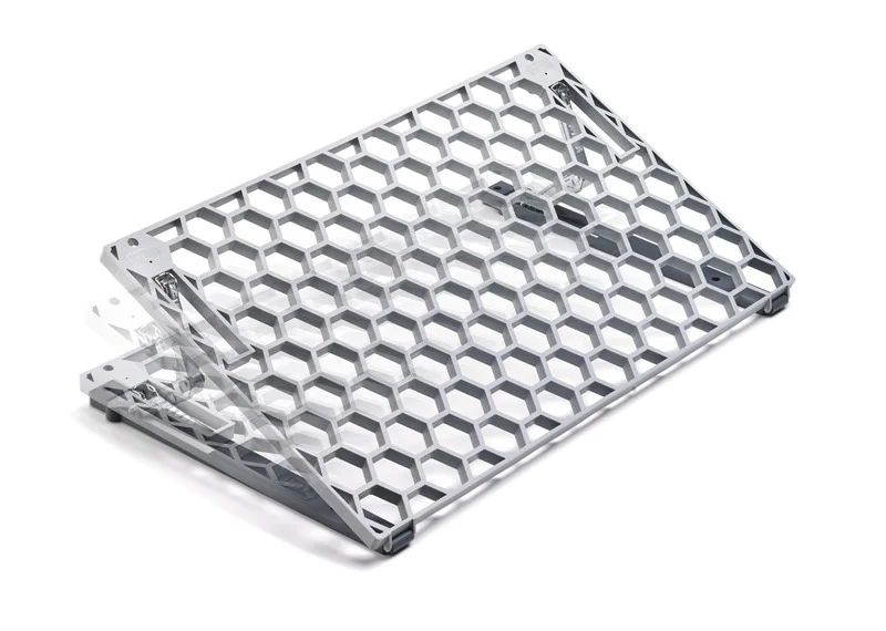 Ultraleichtes Bettsystem mit Wabenstruktur – höhenverstellbar 4–21,5 cm, 70 cm breit