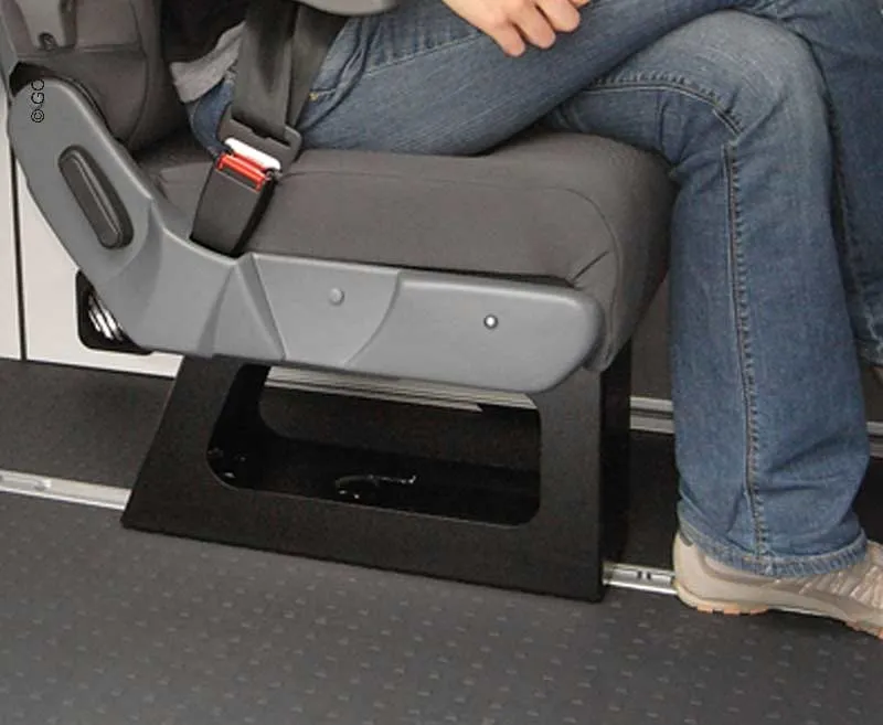 Sockel für Einzelsitz A400 bei VW T5/T6, Renault Trafic und Mercedes Vito