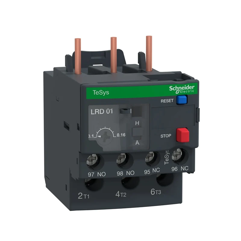 Schneider LRD01 TeSys Deca Thermal Overload Relay 0.1-0.16A