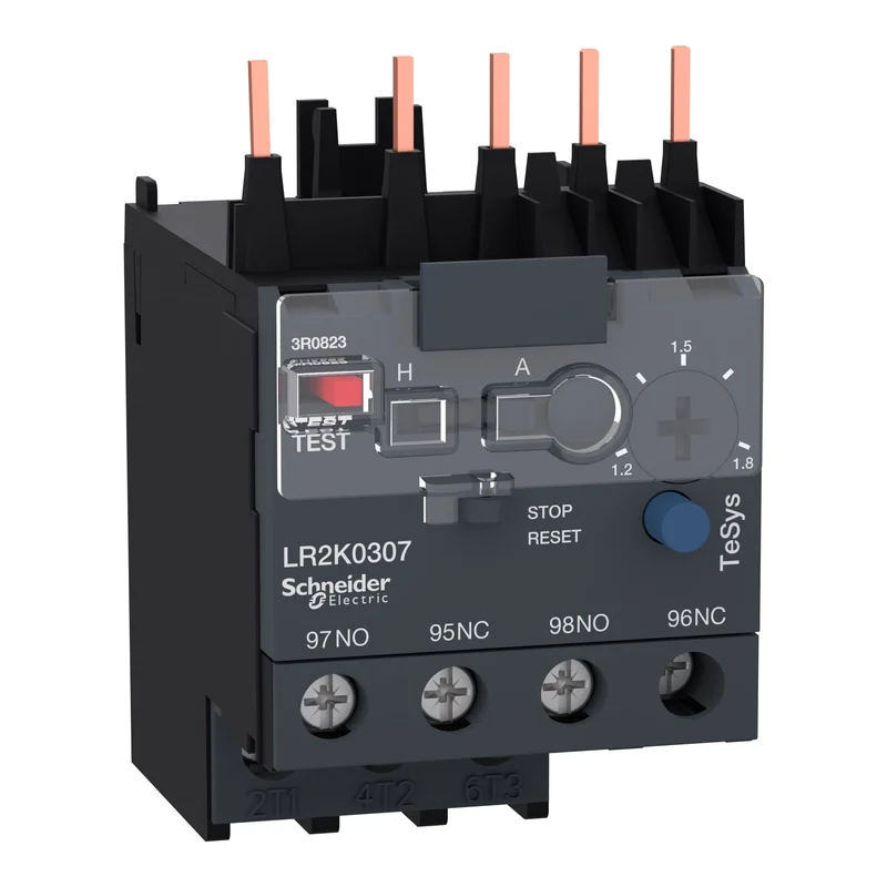 Schneider LR2K0307 TeSys K Overload Relay 1.2-1.8A Class 10A Direct Mount
