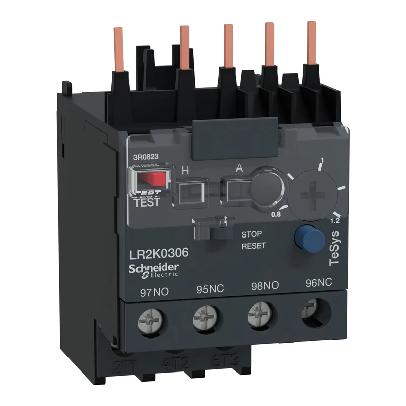 Schneider LR2K0306 TeSys K Overload Relay 0.8-1.2A Class 10A Direct Mount