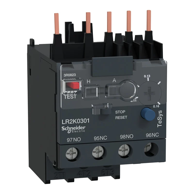 Schneider LR2K0301 TeSys K Overload Relay 0.11-0.16A Class 10A Direct Mount