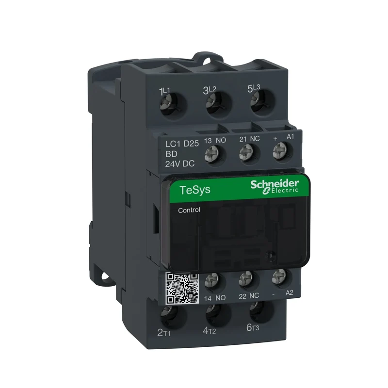 Schneider LC1D25BD TeSys D Contactor 3P 25A 5.5kW 24V DC Coil