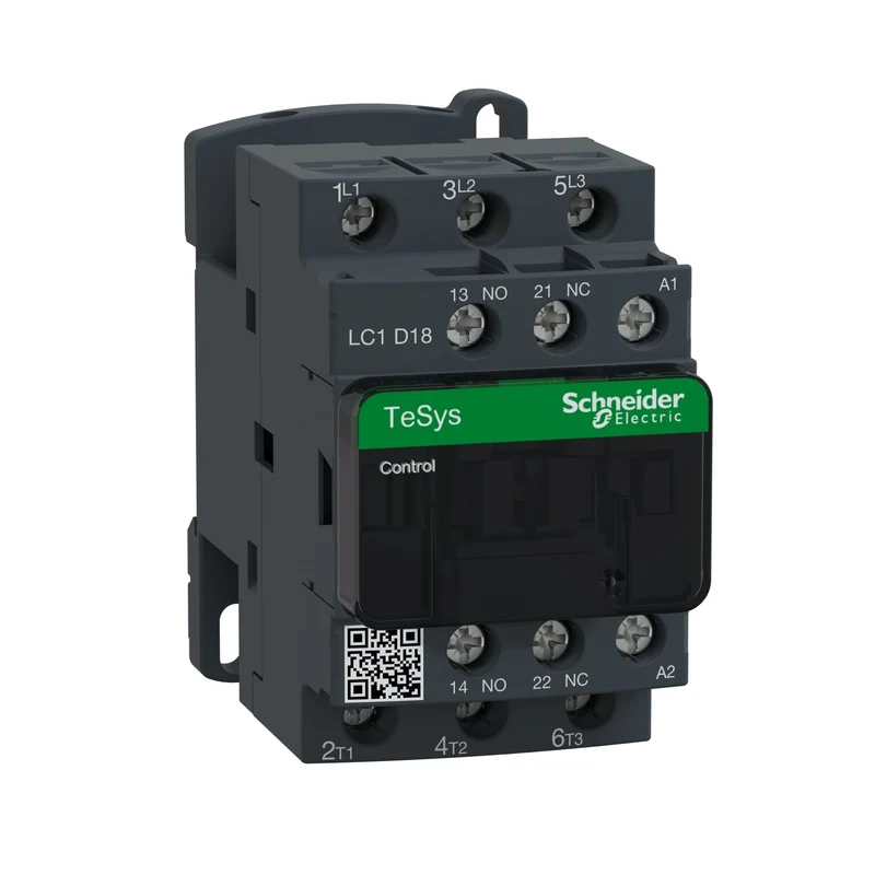 Schneider LC1D18B7 TeSys LC1D Contactor 3P 3NO 18A 4kW 24V AC Coil