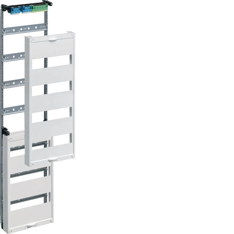HAGER UW71U Einbausatz, univ. FW, m. Hutschienen, f. Feldvert. UP 7 reihig, 1050x250mm, QC