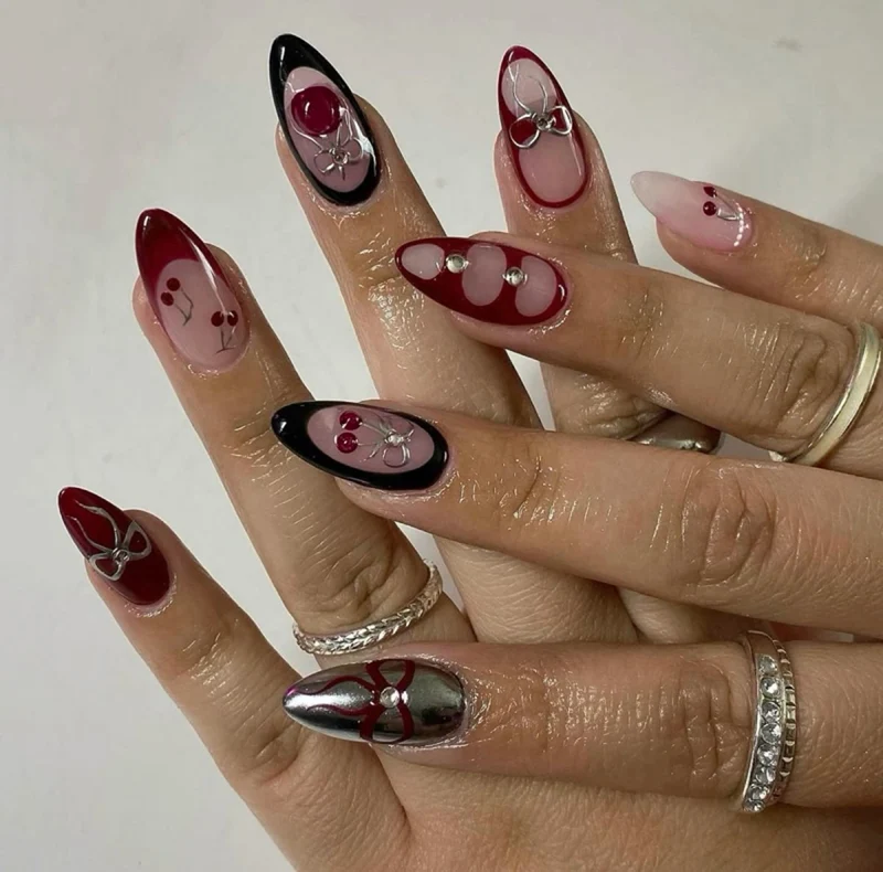Kunstvolle Nagelverlängerungen mit einzigartigen 3D-Designs Karnz