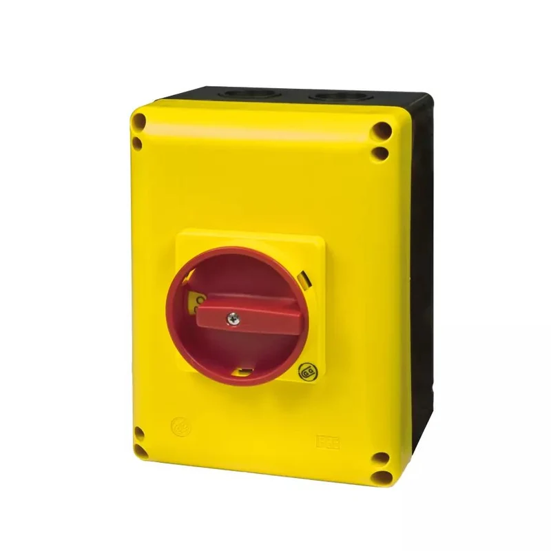 Giovenzana SQ063003BE10 Switch-Disconnector SQ063 3P 63A Yellow-Black Enclosure
