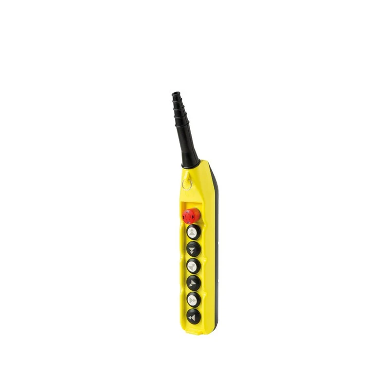 PLN07D6 Giovenzana Pendant Station 7 Operators 2-Speed Crane 6 Pushbuttons