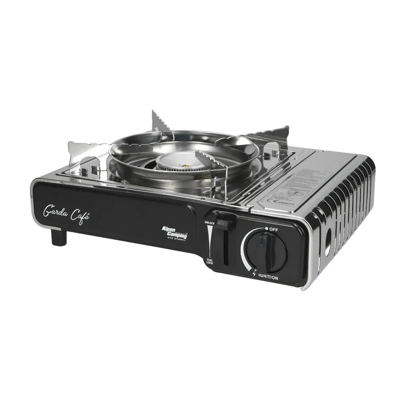 Alpen Camping Touristenkocher, für Gaskartusche, 2,2 kW, Garda Cafe