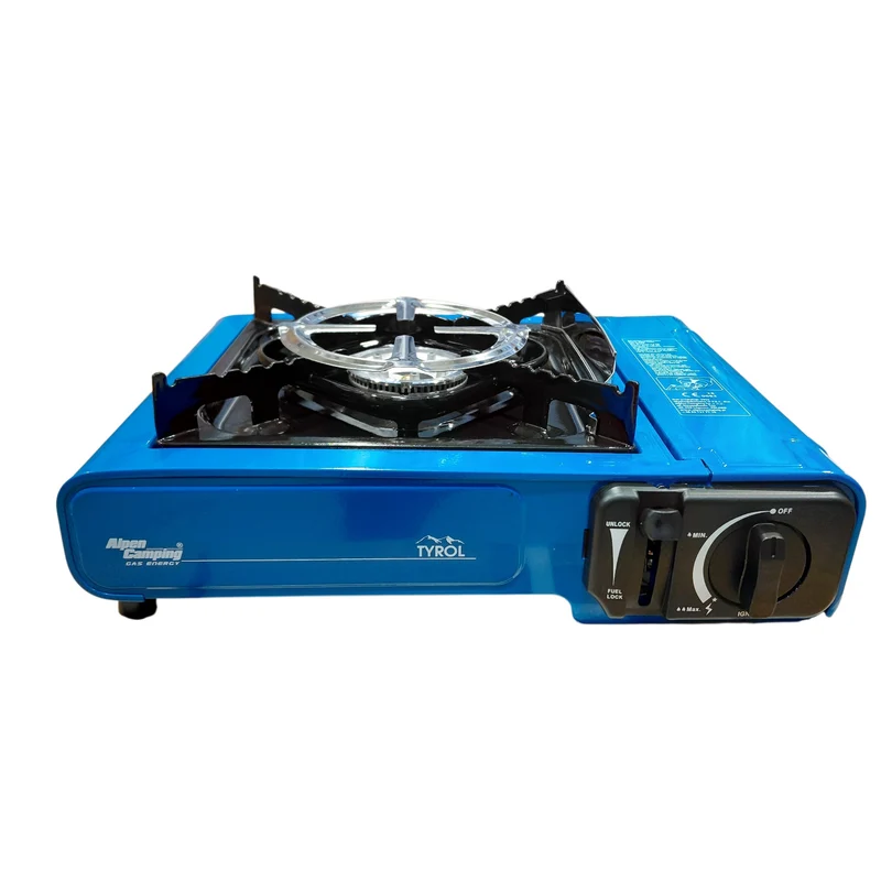 Alpen Camping Tyrol Gaskocher 2,0 kW Campingkocher Gasverbrauch 146 g/h