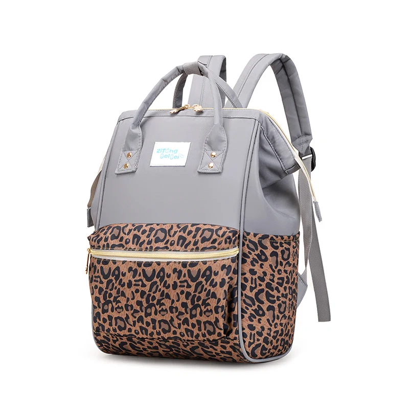 Trendiger Tierdruck Wickelrucksack Karnz