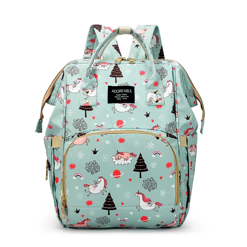 Verspielt Einhorn Druck Windel Rucksack Karnz
