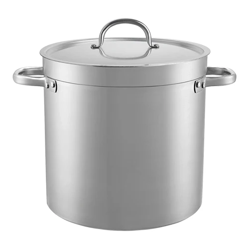 Pujadas Century visok lonec s pokrovom | Aluminij | Ø24 x V24 cm | 10 L