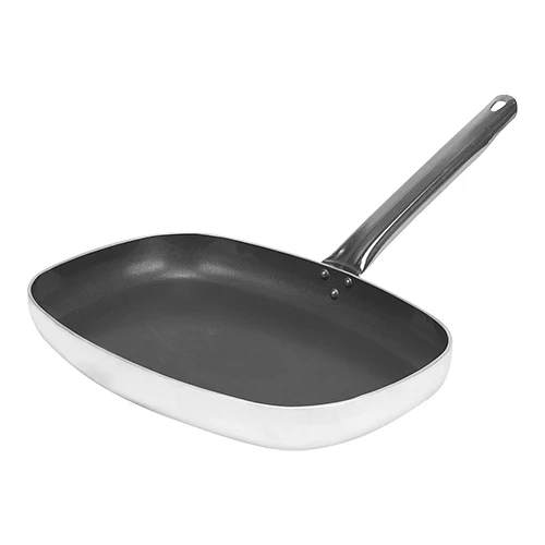 Pujadas Alu Pro pravokotna neoprijemljiva lyonska ponev | Aluminij | 38 x 26 x V5 cm