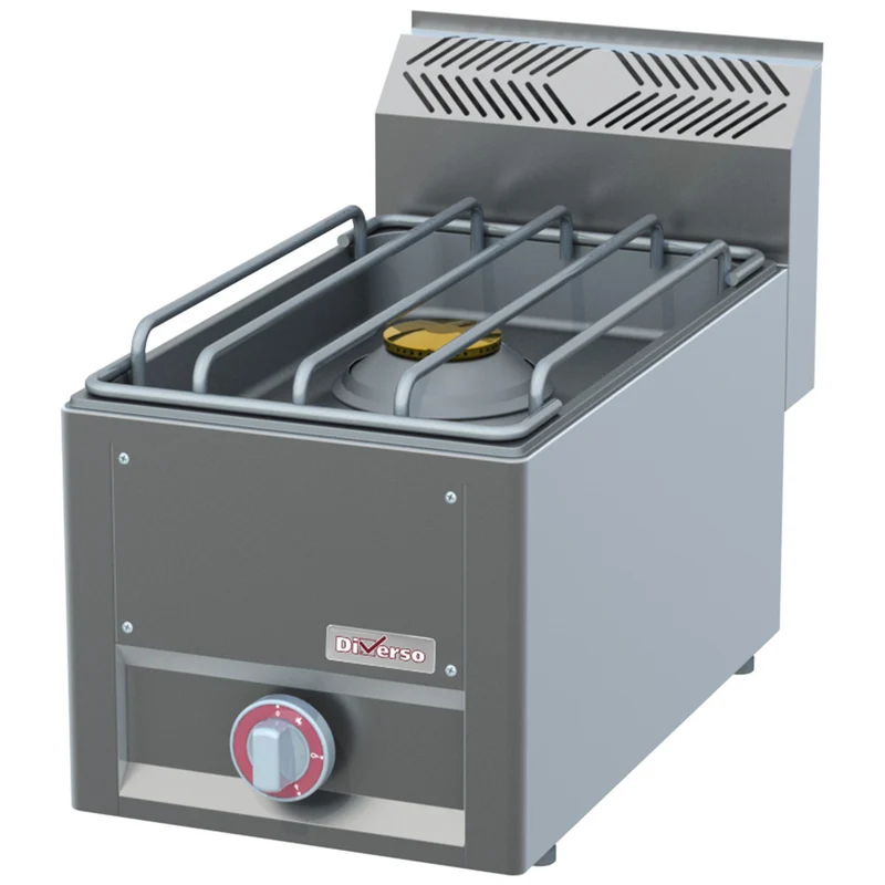 Profi Gaskocher, 1-flammig , 8 kW , Tischgerät aus Edelstahl, WR-G1FT-13