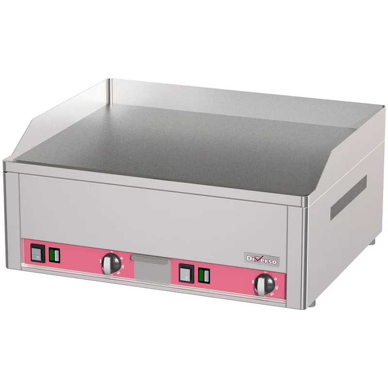 Elektro Griddleplatte , Glatte Gusseisen-Bratfläche , 6 kW, WR-FTE-T2