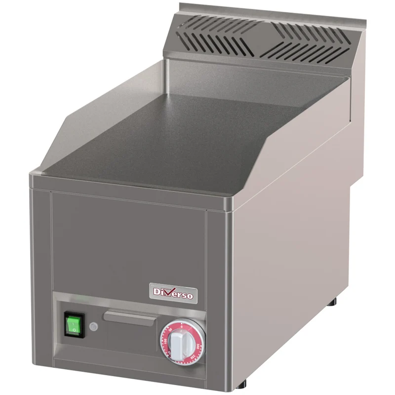 Elektro Griddleplatte glatt , 33cm , 2 Heizzonen , Tischgerät, WR-EPLS-05